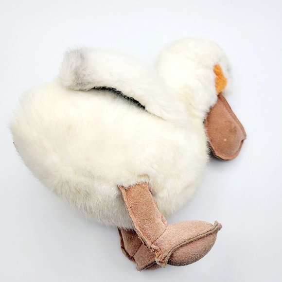 Vintage Gund Scoop the Pelican Plush Stuffed Animal White Bird Toy 1987 80s 10" - Picture 5 of 11